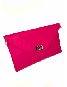 CARTERAS DE FIESTA TIPO SOBRE COLOR FUCSIA