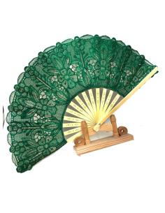 ABANICOS PARA BODAS FIESTAS Y EVENTOS COLOR VERDE