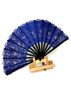 ABANICOS PARA BODAS FIESTAS Y EVENTOS COLOR AZUL MARINO