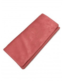 CARTERA DE FIESTA SENCILLA EN COLOR CORAL