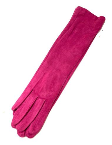 GUANTES LARGOS ANTELINA FUCSIA