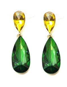 PENDIENTES DE FIESTA VERDES, PRECIOSO COLOR PARA LUCIR CON TU VESTIDO