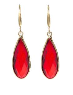 PENDIENTES ROJOS PARA TU VESTIDO DE FIESTA APORTANDO UNA NOTA DE COLOR ELEGANTE