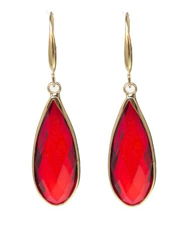 PENDIENTES ROJOS PARA TU VESTIDO DE FIESTA APORTANDO UNA NOTA DE COLOR ELEGANTE