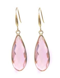 PENDIENTES ROSAS PARA TU VESTIDO DE FIESTA APORTANDO UNA NOTA DE COLOR ELEGANTE