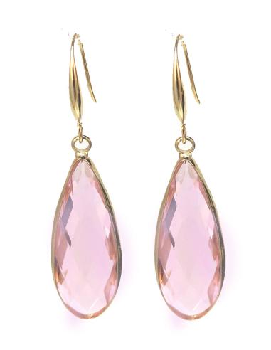 PENDIENTES ROSAS PARA TU VESTIDO DE FIESTA APORTANDO UNA NOTA DE COLOR ELEGANTE