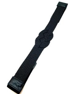 Imagen del producto CINTURONES PARA MUJER NEGROS CON NUDO MARINERO 