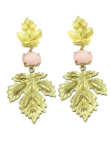 PENDIENTES PARA BODAS ROSAS MUY ELEGANTES Y VISTOSOS PARA TU VESTIDO DE FIESTA