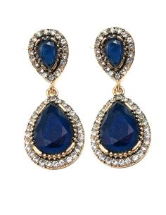 PENDIENTES PARA BODAS AZULES, MUY ELEGANTES PARA TU VESTIDO DE FIESTA