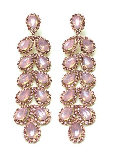 PENDIENTES PARA BODAS FUCSIAS, BRILLO ESPECTACULAR QUE TE QUEDARAN DIVINOS CON TU VESTIDO DE FIESTA