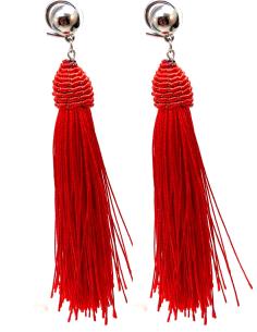 producto PENDIENTES POMPON ROJOS IDEALES PARA LLEVAR CON TUS LOOKS APORTANDO ESTE TOQUE FRESCO Y ACTUAL