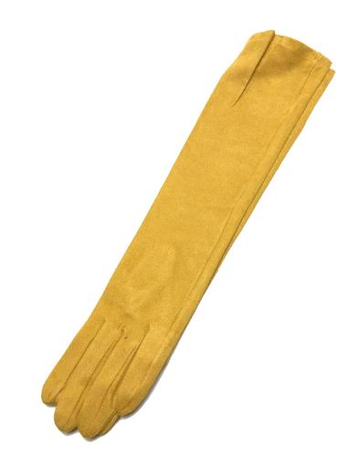 GUANTES LARGOS MOSTAZAS DE ANTELINA, COLOR TENDENCIA ESTA TEMPORADA