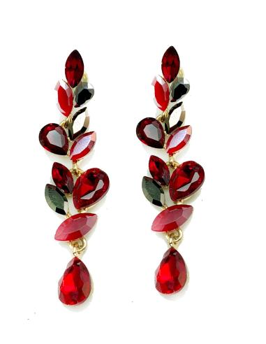PENDIENTES DE FIESTA ROJOS, TE QUEDARAN PRECIOSOS PARA QUE LOS LUZCAS CON TU VESTIDO DE FIESTA