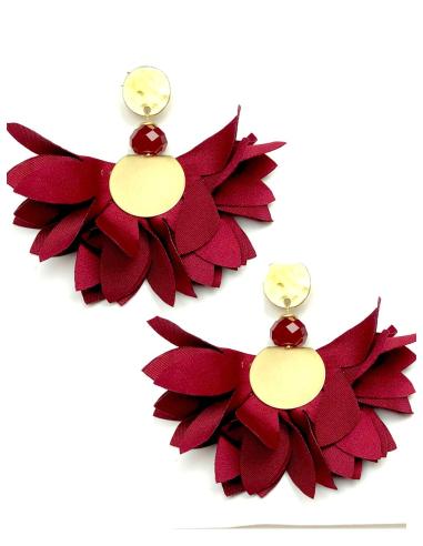 PENDIENTES LARGOS GRANATES, QUEDAN ESPECTACULARES, TAMBIEN PARA VESTIDOS DE FLAMENCA