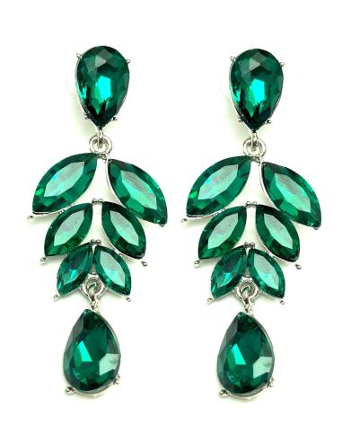 PENDIENTES MUJER DE FIESTA VERDES PARA COMBINAR CON TU VESTIDO