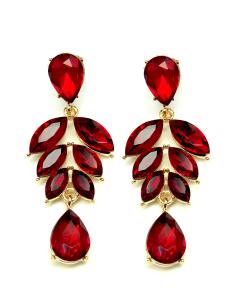 PENDIENTES MUJER DE FIESTA ROJOS PARA COMBINAR CON TU VESTIDO