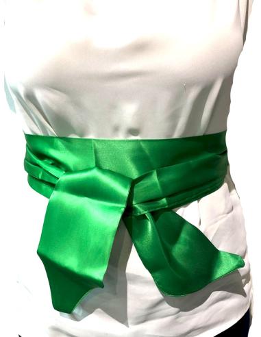 FAJINES  VERDES COMPLEMENTO IDEAL PARA DECORAR TU VESTIDO