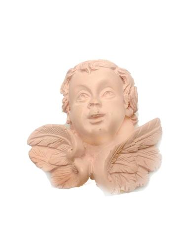 BROCHES DE ANGELITOS ROMANTICOS ROSA PALO