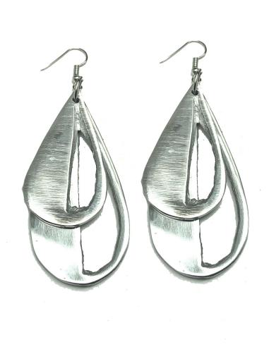 PENDIENTES PLATA DOBLE LAGRIMA MADRID