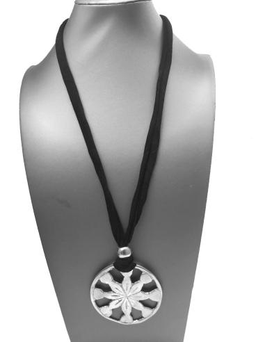 COLLARES MUJER LARGOS CON COLGANTE PLATA
