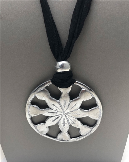 COLLARES MUJER LARGOS CON COLGANTE PLATA