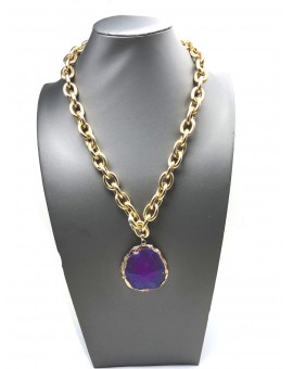 COLLARES BAÑO ORO, CADENA ESLABON MODA