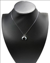 COLLAR COLMILLO, DOBLE CUERNO DE ACERO