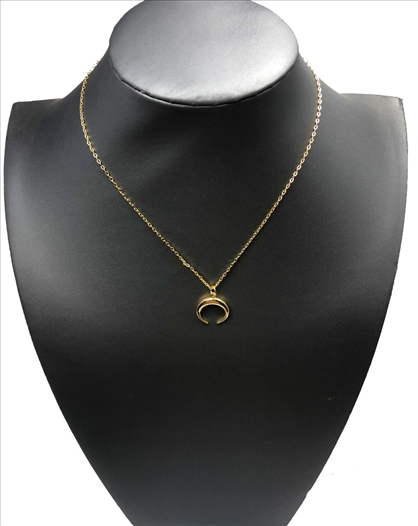 COLLAR COLMILLO DE DOBLE CUERNO...