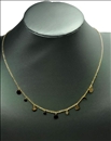 COLLARES CON COLGANTE DE CIRCULOS BAÑADO EN ORO