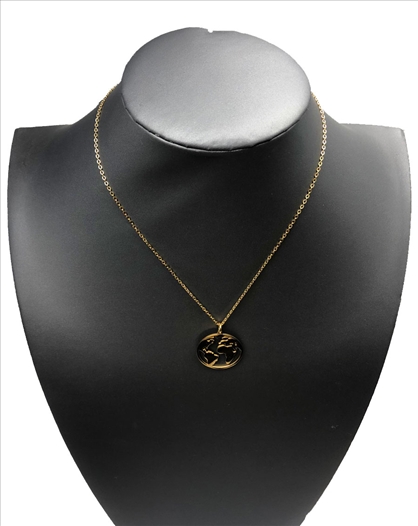 COLLARES BISUTERIA FINA COLGANTE MAPA...