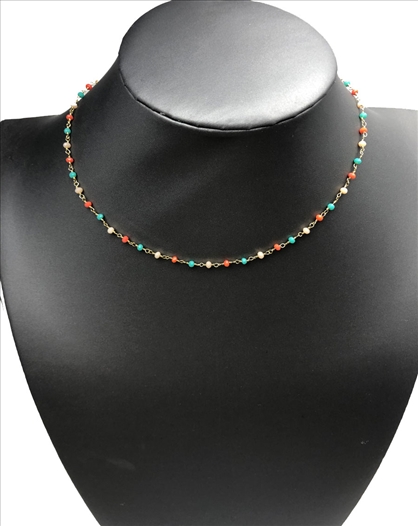 COLLARES BISUTERIA FINA CON CADENA Y...