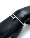 PULSERAS PLATEADAS DE BISUTERIA FINA CLAVO CARTIER