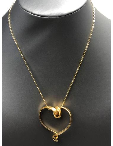 COLLARES BISUTERIA FINA CON ORIGINAL COLGANTE DE CORAZON