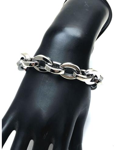 PULSERAS MUJER PLATA DE GRAN ESLABON