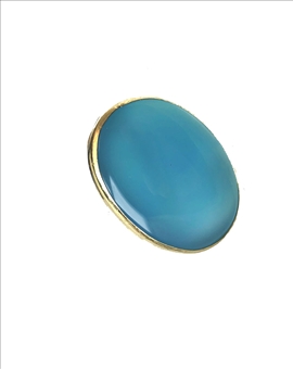 ANILLOS GRANDES DE PIEDRA NATURAL AZULES 2