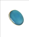 ANILLOS GRANDES DE PIEDRA NATURAL AZULES