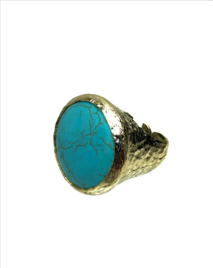 ANILLOS MUJER GRANDES TURQUESAS CON...