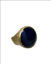 ANILLOS MUJER GRANDES MORADOS CON BAÑO DE ORO Y PIEDRA NATURAL