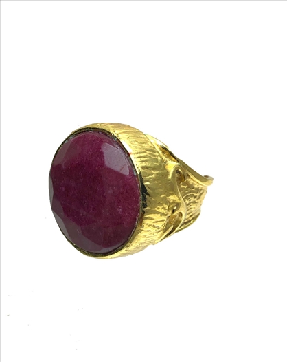 ANILLOS MUJER GRANDES GRANATES CON...