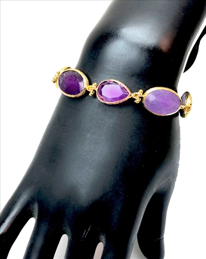 PULSERAS MORADAS ALTA BISUTERIA...