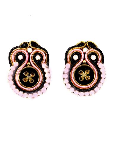 PENDIENTES DE DISEÑO ROSAS ORIGINALES CON BOTON VENTA ONLINE