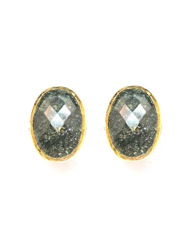 PENDIENTES MUJER PEQUEÑOS GRISES