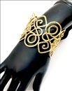 BRAZALETES MUJER ORO BAÑO ORIGINAL BRAZALETE ANCHO