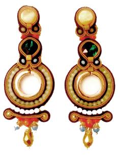 PENIENTES BISUTERIA LARGOS Y CON DISEÑO- SOUTACHE