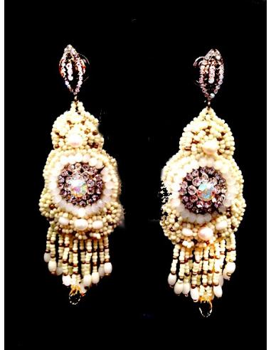 PENDIENTES FLAMENCA BISUTERIA FINA