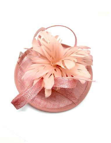 TOCADOS BODAS ROSA MAQUILLAJE INVITADAS DE NOVIA CON O SIN DIADEMA