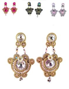 PENDIENTES FLAMENCA CRISTAL SWAROSKI