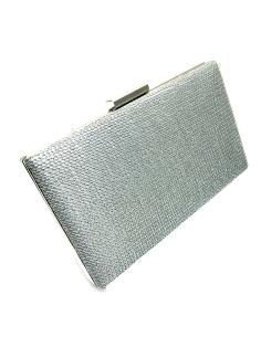 Imagen del producto BOLSOS DE FIESTA PLATEADOS MALLA METALICA