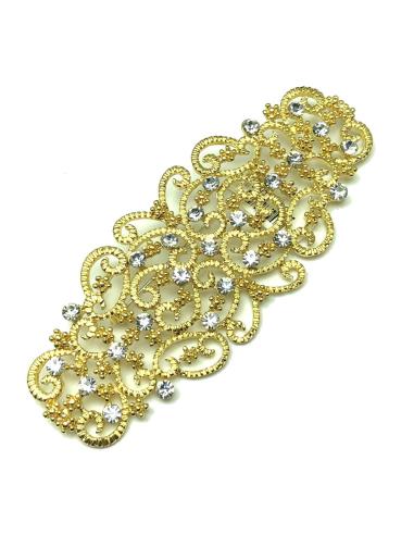 BROCHES DORADOS PARA MANTILLAS CON CRISTAL