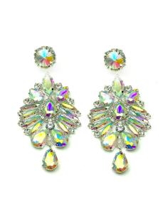 COMPRAR PENDIENTES DE FIESTA GRANDES AZUL CLARO